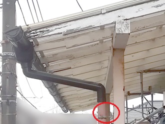 集水器　竪樋